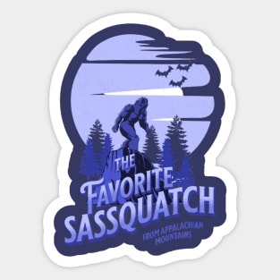 Favorite Sassquatch Sticker